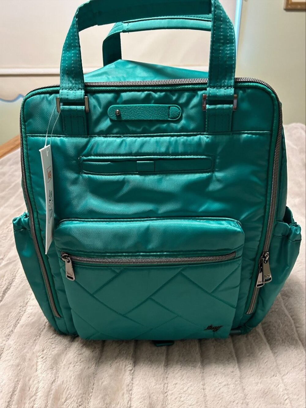 Lug Voyager Backpack in Kelly Green -  NWT